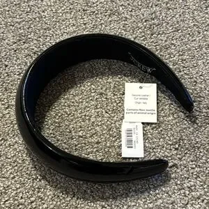 NWT JCrew Oversized metallic leather headband J. Crew | Accessories | 25 Nwt J Crew Oversized Metallic  main image 2